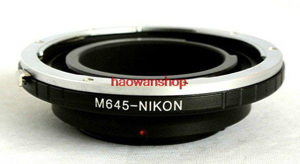 Wholesale- M645-AI Mamiya 645 Lens to AI lens Adapter ring for D800 D700 D600 D300 D3 camera body