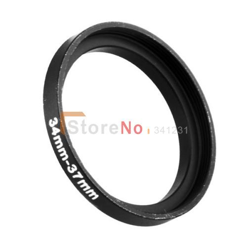 Wholesale- 100% New 34mm-37mm Step Up Metal Adapter Ring / 34mm Lens to 37mm Accessory Free Shipping