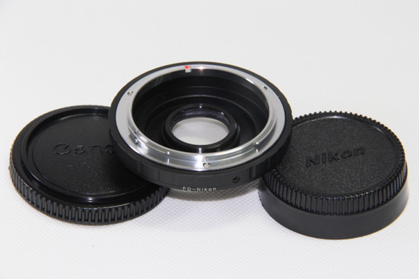 Wholesale- FD FL Screw Mount Lens to AI f mount Adapter ring Optical Glass Infinity for nik D800 D700 d600 d300 D90 D80 D60 D4 D3 Camera