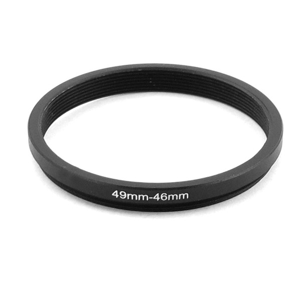 Wholesale- UXCELL Compatible Brand 49Mm-46Mm 49Mm To 46Mm Black Step Down Ring Adapter For Camera universal