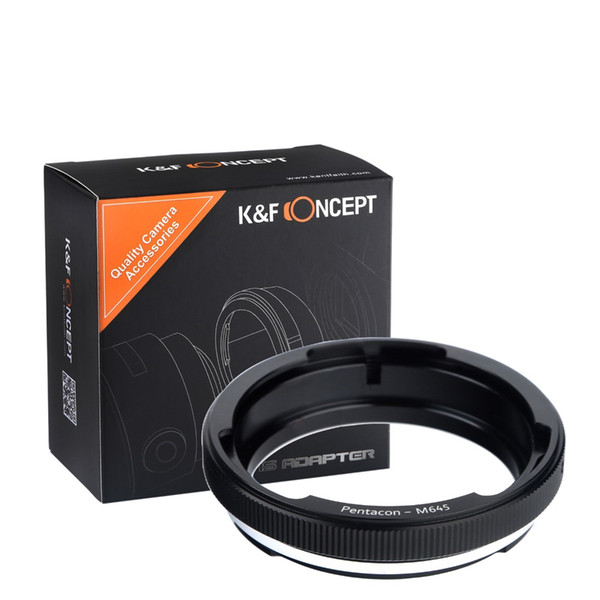 Wholesale- K&F Concept Lens Mount Adapter for Pentancon Lens to Mamiya 645 Camera Body Pentancon-M645 Lens Adapter