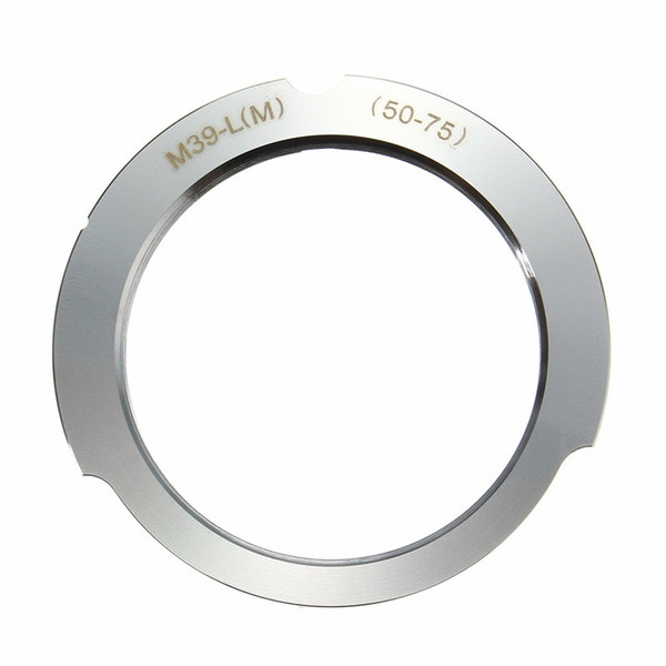 Wholesale- Camera Adapter New For Leica M39 Screw Mount LSM LTM L39 Lens To for Leica M 50-75mm aluminium Camera parts