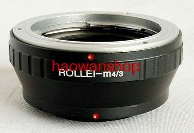 Wholesale- Rollei QBM to Micro 4/3 mount lens adapter ring for M4/3 M43 G1 G3 GH1 GF1 GF3 E-P1 E-PL3