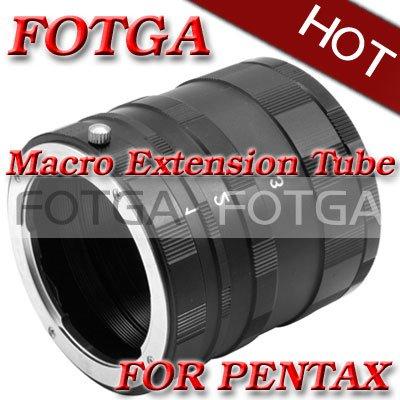 Wholesale- wholesale Fotga Macro Extension Tube Set for Pentax K10D K20D K100D K200D Cameras DC DV