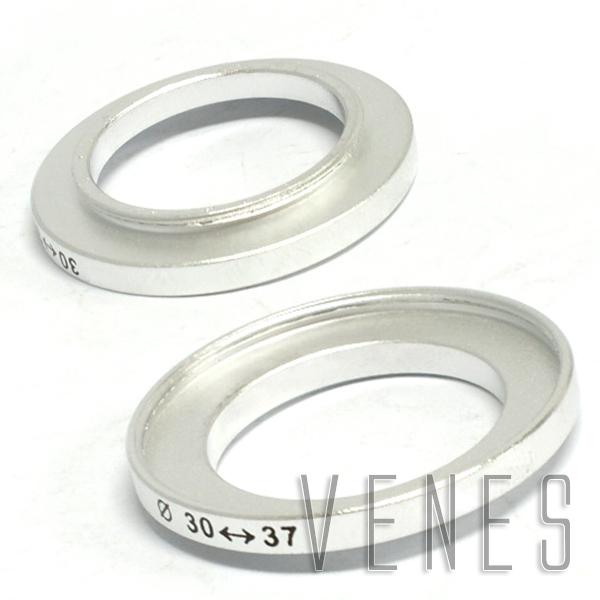 Wholesale- 30mm-37mm Step up Ring Filter Adapter / 30mm Lens to 37mm Accessory silver