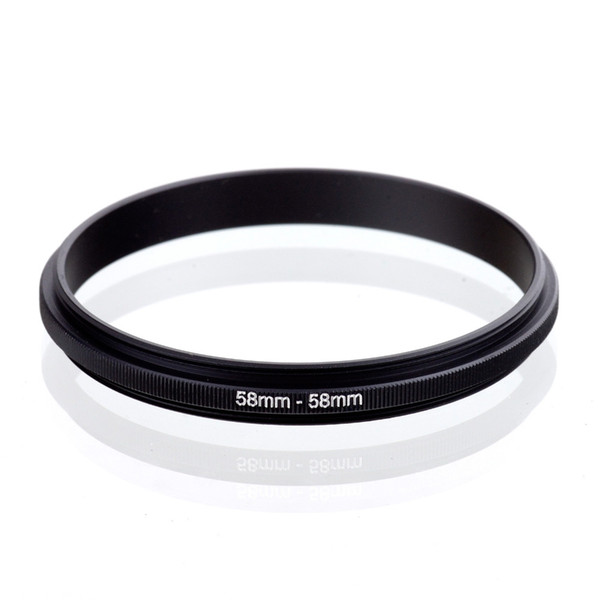 Wholesale- Male to male Lens ring 58mm-58mm 58 to 58mm Macro Reverse Ring for58to 58mm lens Mount For extension tubes adapters