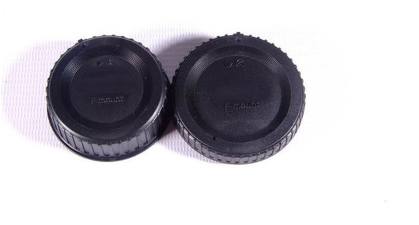 Wholesale-1 Pairs camera Body cap + Rear Lens-Cap for N F-mount SLR/DSLR Camera