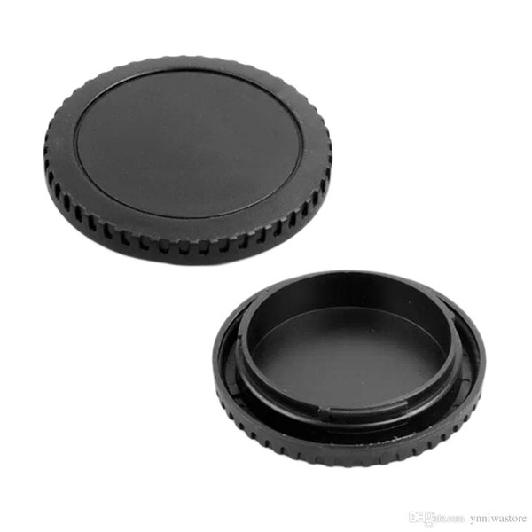 50 Pair / lot camera Body cap + Rear Lens Cap for Canon 1000D 500D 550D 600D EF EF-S Rebel T1i eos Camera