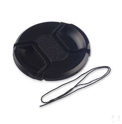 For Nikon Canon Camera Lens Cap Protection Cover 49mm/52mm/55mm/58mm/62mm/67mm/72mm/77mm/ With Anti-lost Rope