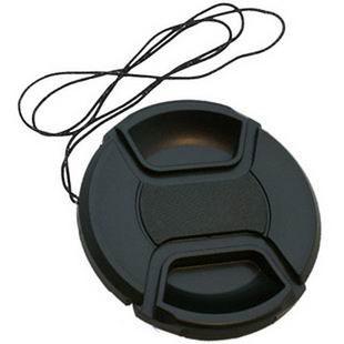 Camera Lens Cap Protection Cover 49mm/52mm/55mm/58mm/62mm/67mm/72mm/77mm/ With Anti-lost Rope For Nikon Canon Free Shipping