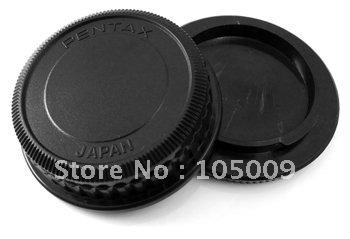 Wholesale-Rear Lens Cap / Cover+Camera Body Cap for PENTAX DSLR PK