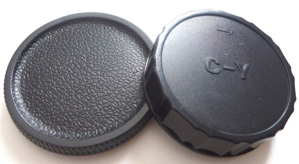 Wholesale-Rear Lens Cap / Cover + Camera Body Cap for Contax Yashica C/Y CY mount