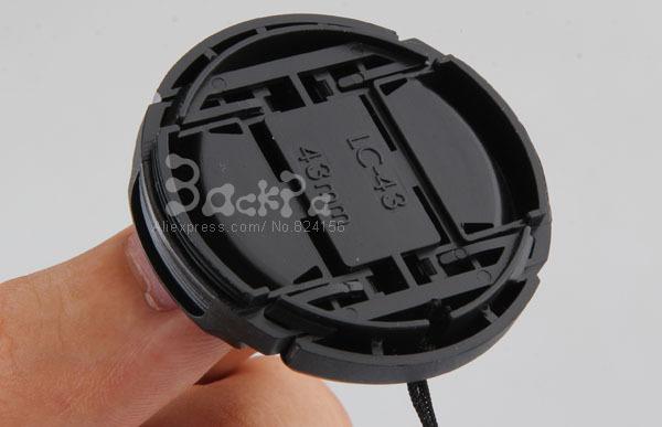 Wholesale-[No Tracking] Camera Lens Cap 43mm Protective Cover Fits for CAN0N M/M2 EF-M 22mm f/2.0 STM Lens