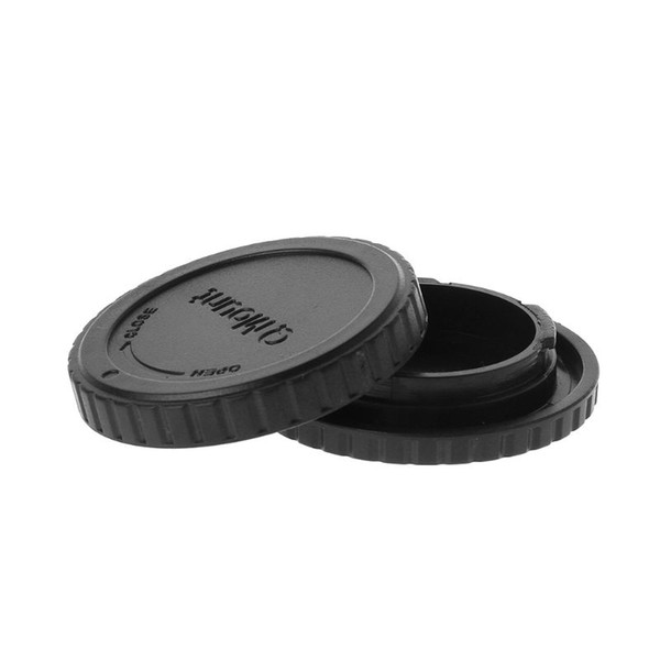 Rear Lens Body Cap Camera Cover Anti-dust Mount Protection Kit Plastic Black for Pentax PK Q