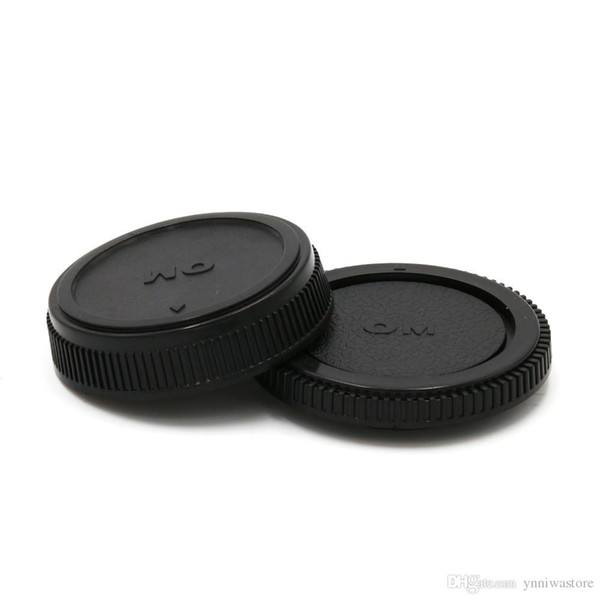 Wholesale 50pair/lot camera Body cap + Rear Lens Cap L-R5 for Olymp&s OM4/3 OM43 OM 4/3 43 E620 E520 E510 E500 E5