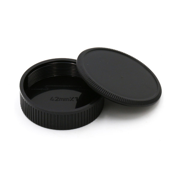 Wholesale 50 Pair/lot camera Body cap + Rear Lens Cap for M42 42mm Screw Mount Camera and lens