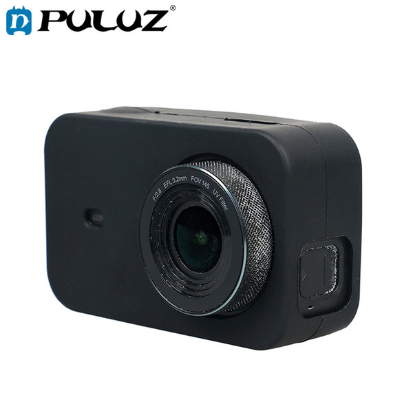 PULUZ Silicone Protective Case with Lens Cover For Xiaomi Mijia Small Camera