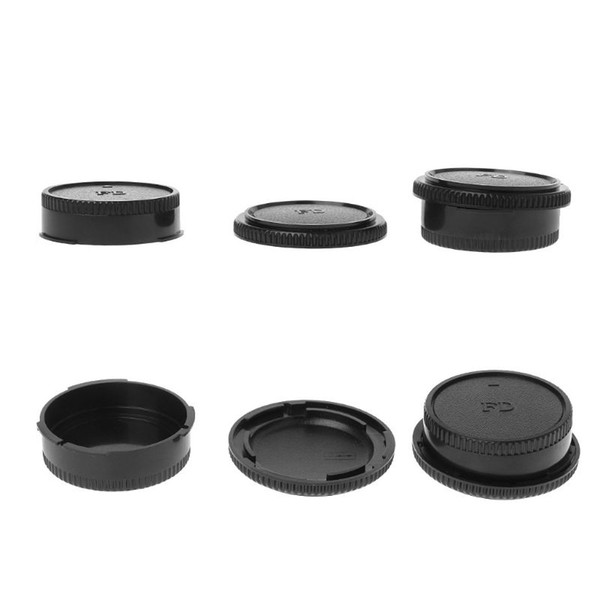 Rear Lens Body Cap Camera Cover Anti-dust Mount Protection Plastic Black for FD