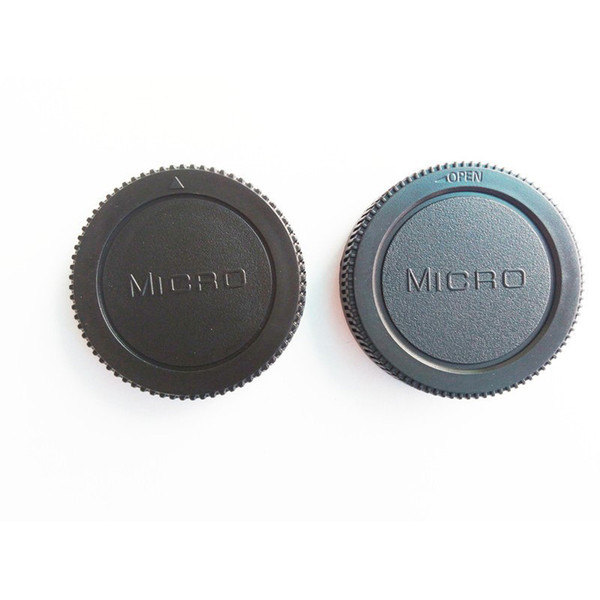 Wholesale 50Pairs/lot camera Body cap + Rear Lens Cap for Micro M4/3 m43 Olympus Panasonic GF1/GF2/GF3