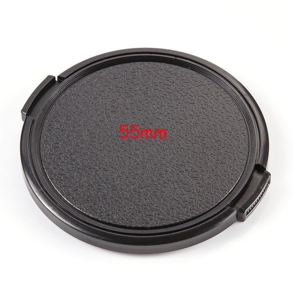 55mm Snap-on Front Filter Lens Cap Cover for Canon Nikon Olympus Sony Pentax 55