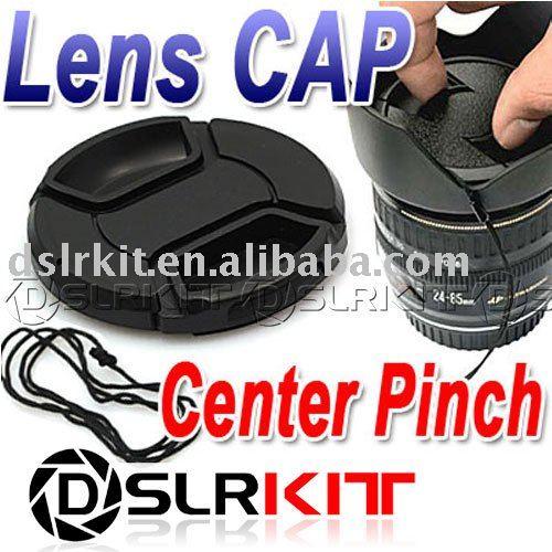 Wholesale-82mm Center Pinch Snap on Front Cap for Lens / Filters