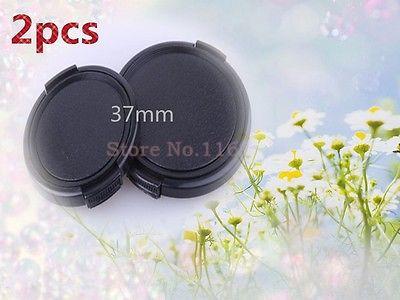 Wholesale-2Pcs Lens Cap / Lens Cover / Protection cap cover 37mm for 0lympus E-P3 E-PL3 E-PL2 new with tracking number