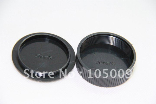 Wholesale-Rear Lens Cap / Cover+Camera Body Cap for leica M39 L39 39mm Screw Mount Black