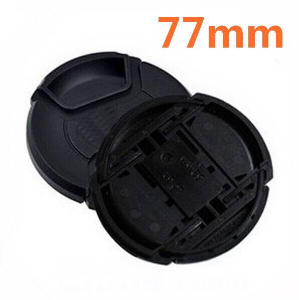 Wholesale-10pcs/lot 77mm center pinch Snap-on cap cover LOGO for ca n&n 77mm camera Lens free shipping