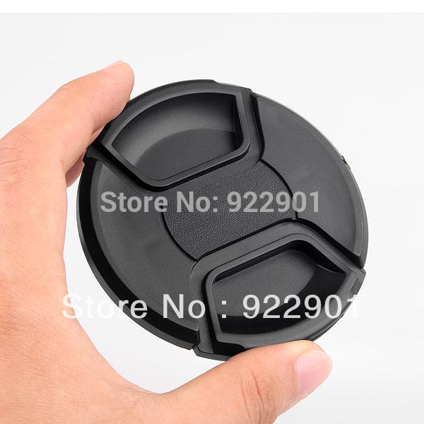 Wholesale-52mm Center Pinch Snap on Front Cap for Lens / Filters 52 mm