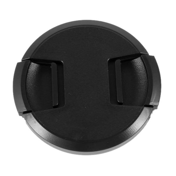 Wholesale-2 Pcs 62mm Plastic Clip On Front Lens Cap Cover Black for Camera