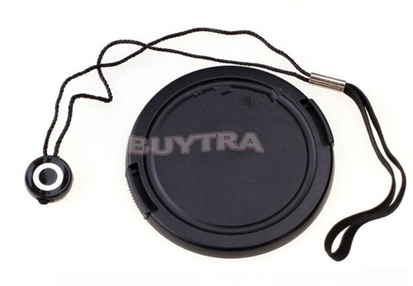 Wholesale-2 in 1 Lens Cover Cap Keeper Holder + Snap-on Front 58mm Lens Cap cover For 58mm lens filter