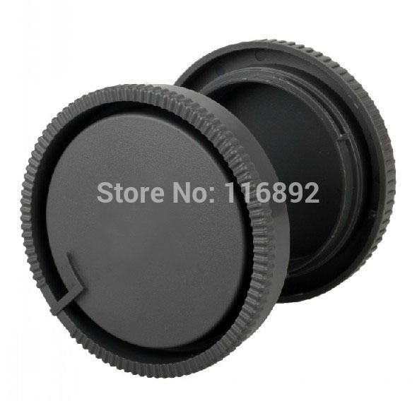 Wholesale-Wholesale 50Pair/lot camera Body cap + Rear Lens Cap for DSLR A Alpha Series S A290 A380 A390 A850 A230 A300 free shipping