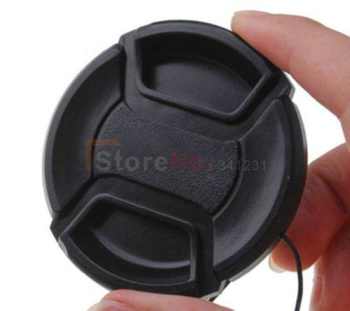 Wholesale-10pcs 52 mm camera Lens Cap Cover for D5100 D5200 D3200 D3100 D7100 D90 18-55mm Lens With tracking number