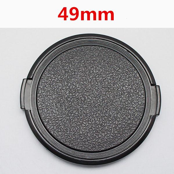 Wholesale-Wholesale 30pcs/lot 49mm Camera Lens Cap Protection Cover Lens Front Cap for S C N 49mm DSLR Lens free shipping