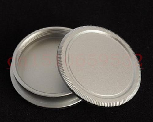 Wholesale-L39 M39 39mm screw lens metal body cap and rear cap back cap silver