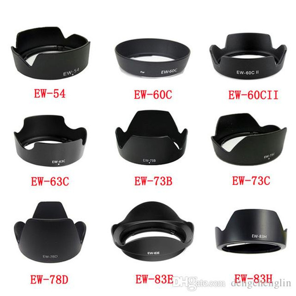 EW-54 EW-60C EW-60CII EW-63C EW-73B EW-73C EW-78D EW-83E EW-83H Lens Hood Reversible Camera Lente Accessories for Canon Lens