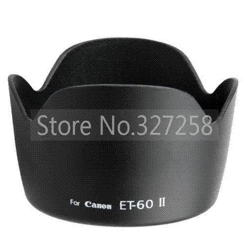 ET-60 II lens hood for Canon EF 75-300MM F/4-5.6 III &EF-S 55-250mm f/4-5.6 IS et-60 lens hood