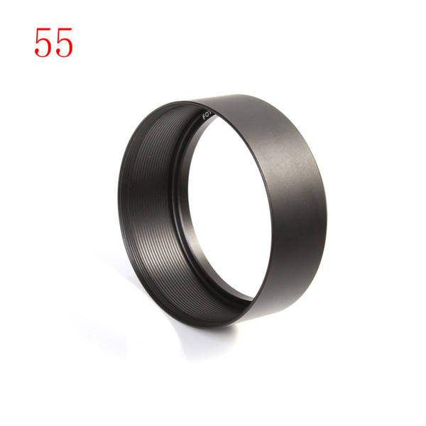 55mm Standard Screw-in Mount Metal Lens Hood For Canon Nikon Pentax Sony Olympus