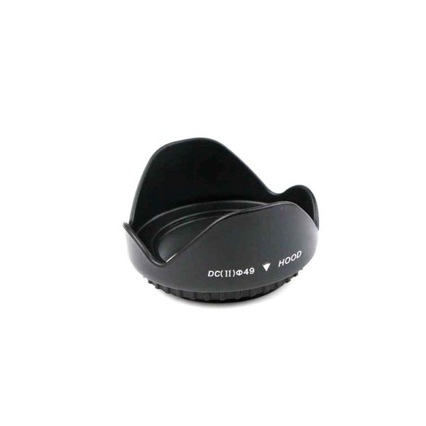 Universal 49mm Camera Lens Hood Screw in Mount Lens Hood Lotus Flower Petal Lens Hood for Canon Nikon Pentax Sony Sigma Tamron