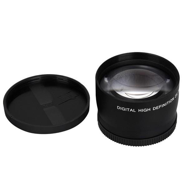 52MM 2.0X Telephoto Lens For Nikon D7100 D5200 D5100 D3100 D90 D60 and Canon Sony Camera Lenses With 52MM Filter Thread