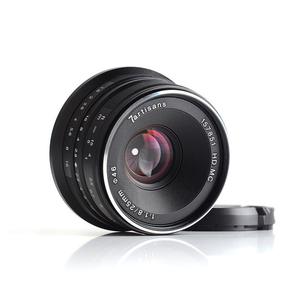 7artisans 25mm f/1.8 Manual Prime Fixed Lens For Sony /Fuji/ Canon/ M4/3 Mount Mirrorless