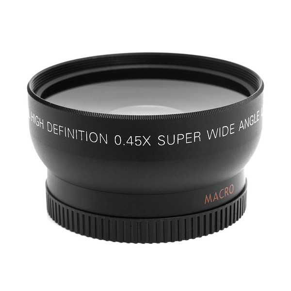 HD 52MM 0.45x Wide Angle Lens with Macro Lens for Canon Nikon Sony Pentax 52MM DSLR Camera