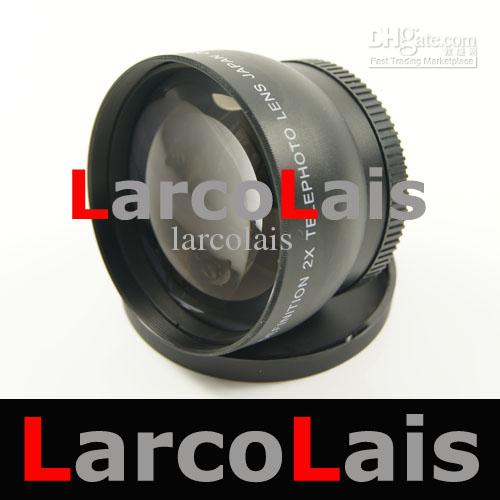 Professional 52mm 2.0X Tele Lenses Telephoto Lens 52 mm 2X Optical for Camera Camcorder