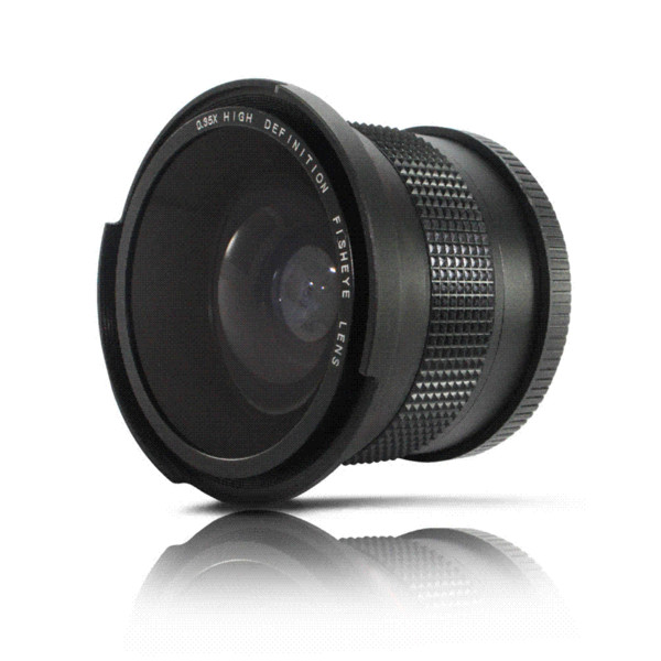 0.35x 58mm Super Fisheye Wide Angle Lens for 58 MM Canon Rebel T3i T3 T2i T1i T2 T3 700D 650D 600D 550D