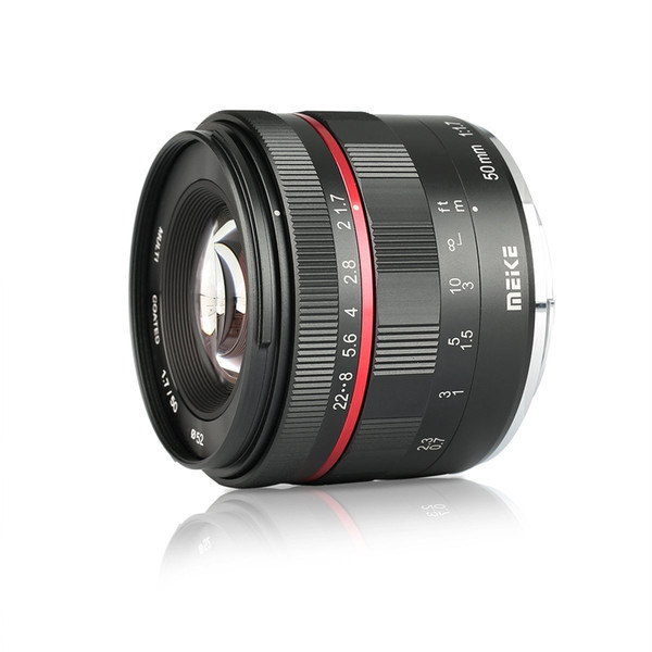 MK 50mm f/1.7 Large Aperture Manual Focus Lens for Sony Full Frame E-mount Mirrorless Cameras