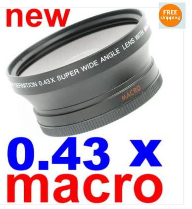 67mm 0.43x Super Wide Lens with Macro for Canon 40D NEW Digital SLR Pro Lens