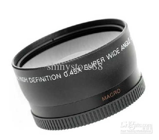 52mm Wide ANGLE Lens 0.45x FOR NIKON D40 D5000 D3000 D80 D40X Canon Accerry