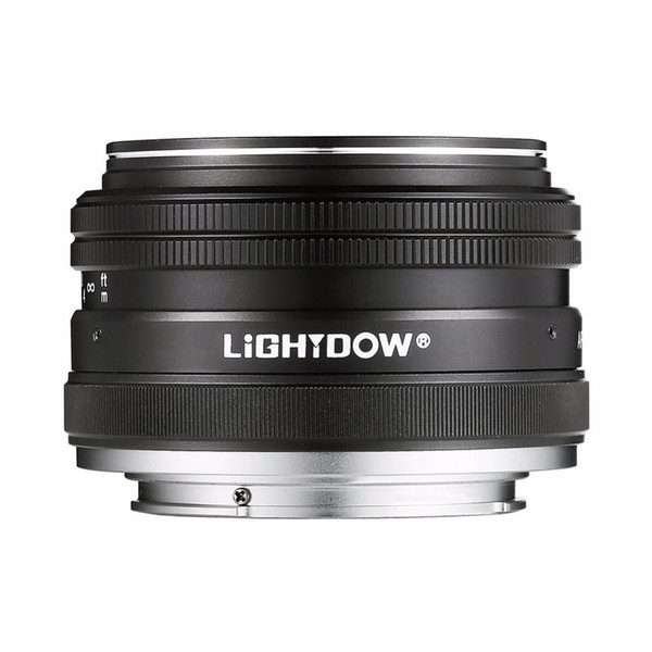 Lightdow 35mm F1.7 APS-C Prime Fixed Manual Lens for Sony E Mount Alpha A6000 A5100 A5000 A6300 A6500 NEX-3 NEX-3N NEX-5 NEX-5T NEX-5R NEX-6