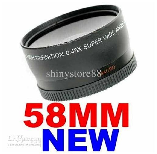 58mm 0.45x WIDE Angle LENS for Canon Nikon Rebel xsi T1i T2i