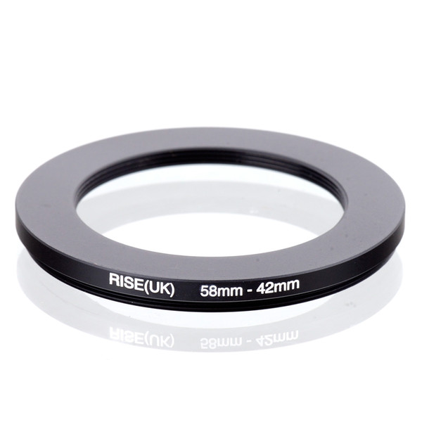 adapt clothes RISE(UK) 58-42 58MM - 42 MM 58 to 42 Step Down Ring Filter Adapter